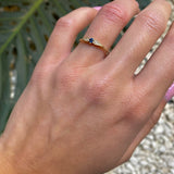 DOPPELRING KOMET SAPHIR