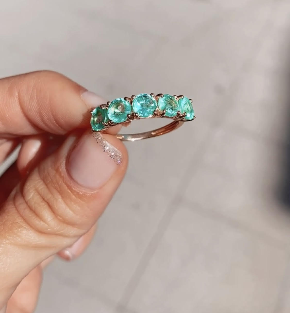 ANILLO CINCO SENSES ESMERALDA