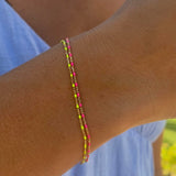 PULSERA ESMALTE AMARILLO FLÚOR