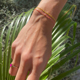 PULSERA ESMALTE AMARILLO FLÚOR