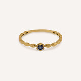 SOLITAIRE WAVE SAPPHIRE