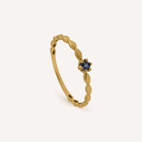 SOLITAIRE WAVE SAPPHIRE
