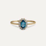 ROSETTENRING LONDON BLUE