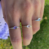 BRIOLETTE ROSE QUARTZ RING