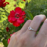 BRIOLETTE ROSE QUARTZ RING