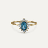 RING PRINCESS LONDON BLUE