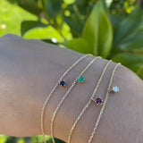 PULSERA CADENA GARRA ESMERALDA