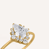 RING PRINCESS WEISSER STEIN