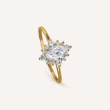 RING PRINCESS WEISSER STEIN