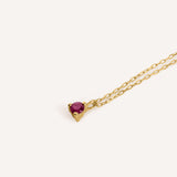 HALSBAND KRALLE NATURRUBIN