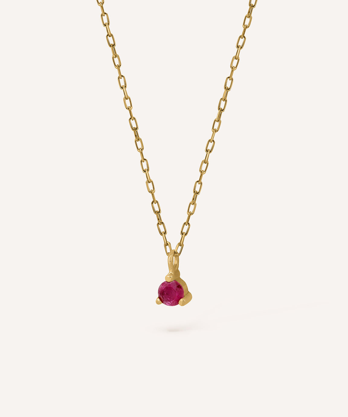 HALSBAND KRALLE NATURRUBIN