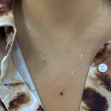 HALSBAND KRALLE NATURRUBIN