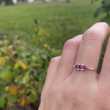 TIARA-RING MIT RUBIN