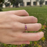 TIARA-RING MIT RUBIN