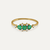 ANILLO TIARA ESMERALDA