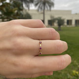 TROIS WAVE RING RUBY