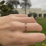 TROIS WAVE RING RUBY