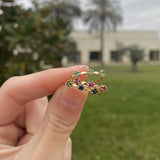 ANILLO TROIS WAVE ESMERALDA