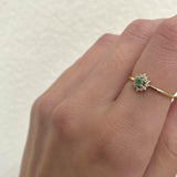 ANILLO FLEUR ESMERALDA