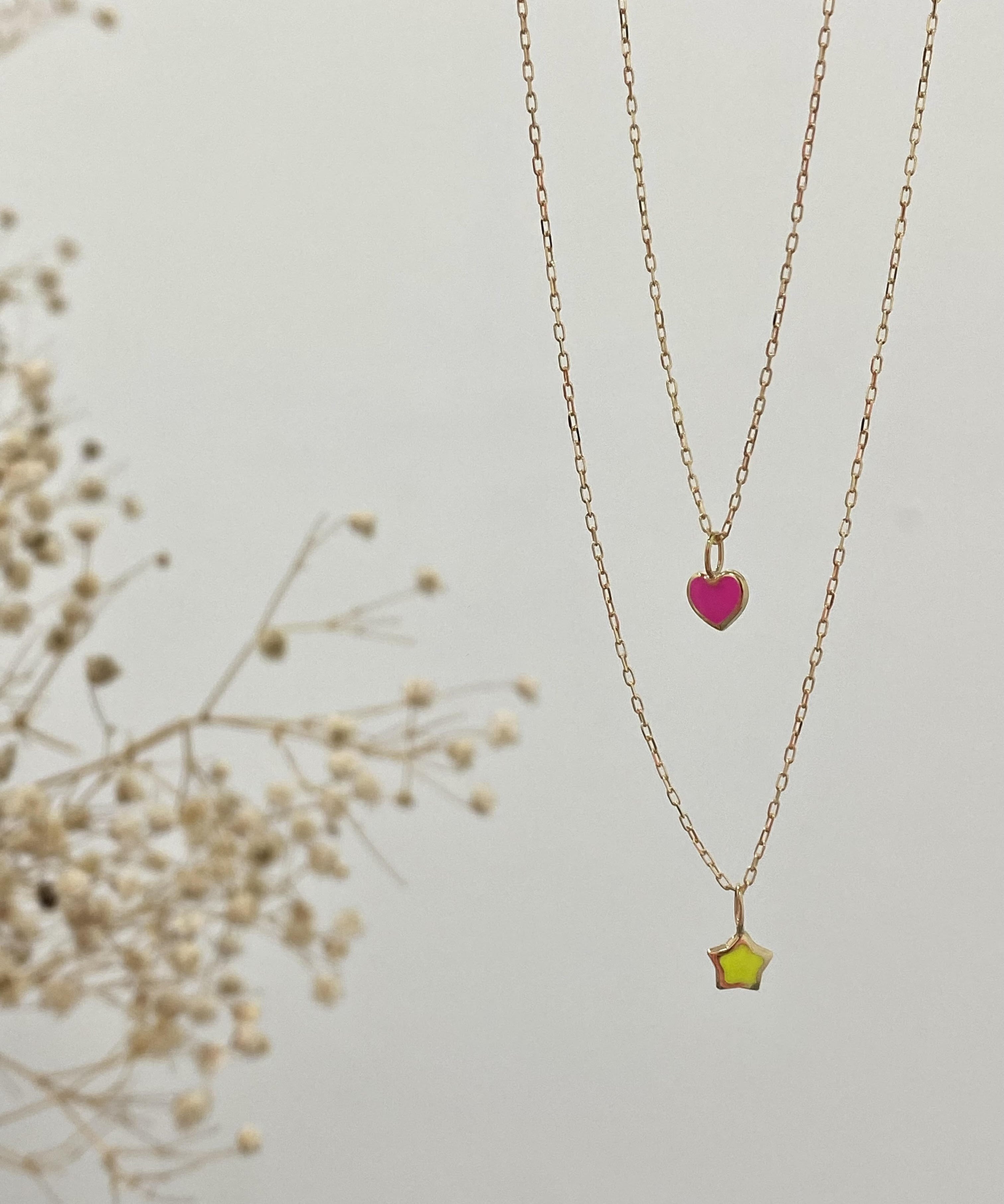 COLGANTE CORAZÓN ESMALTE KIDS