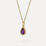 ANHÄNGER DROP AMETHYST