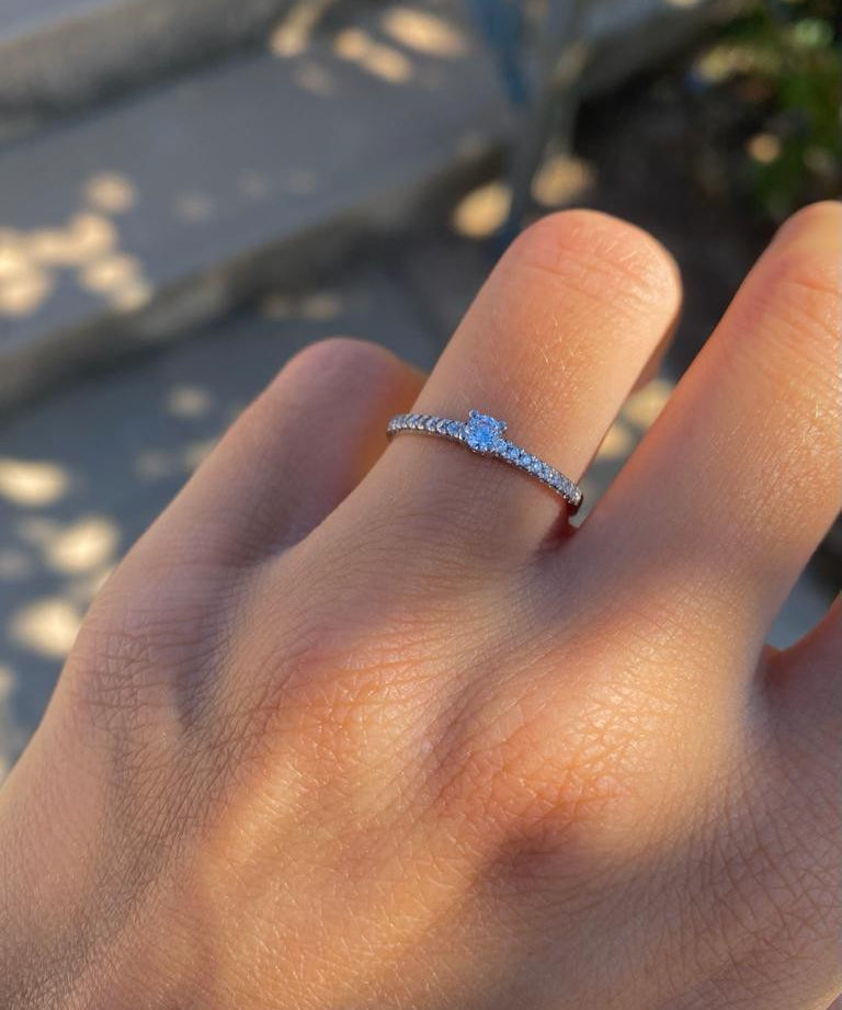 ANILLO SOLITARIO CARRIL DIAMOND 0.23CT