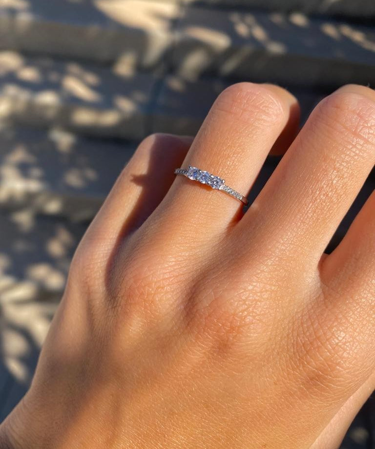 ANILLO TRIPLE CARRIL DIAMOND
