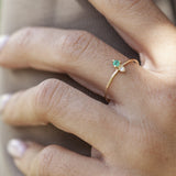 ANILLO MICO ESMERALDA