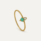 ANILLO MICO ESMERALDA
