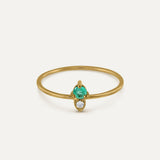 ANILLO MICO ESMERALDA