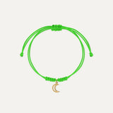 FLUORESCENT THREAD MOON BRACELET