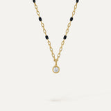 GARGANTILLA BEZEL BLACK ENAMEL