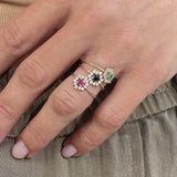 ANILLO FLEUR RUBÍ