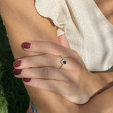 ESTELA SAPPHIRE ROSETTE RING