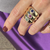 ANILLO SIGNET ROUND  ESMERALDA