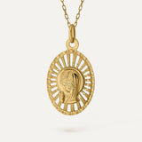 DIE-CUT VIRGIN MARY MEDAL