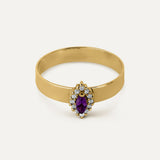 ANILLO BANDA MARQUISE AMATISTA