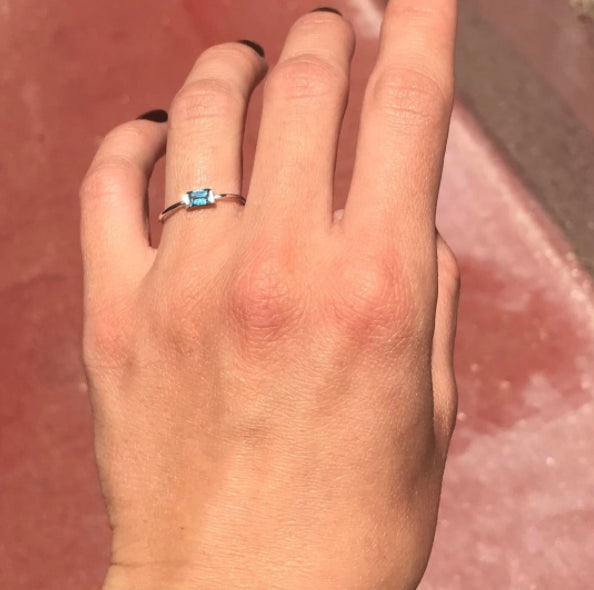ANILLO BARRETA LONDON BLUE