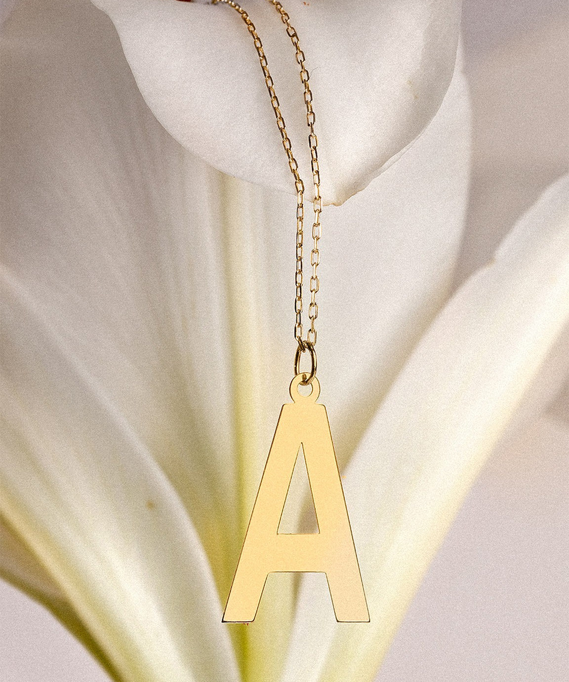 XL LETTER PENDANT