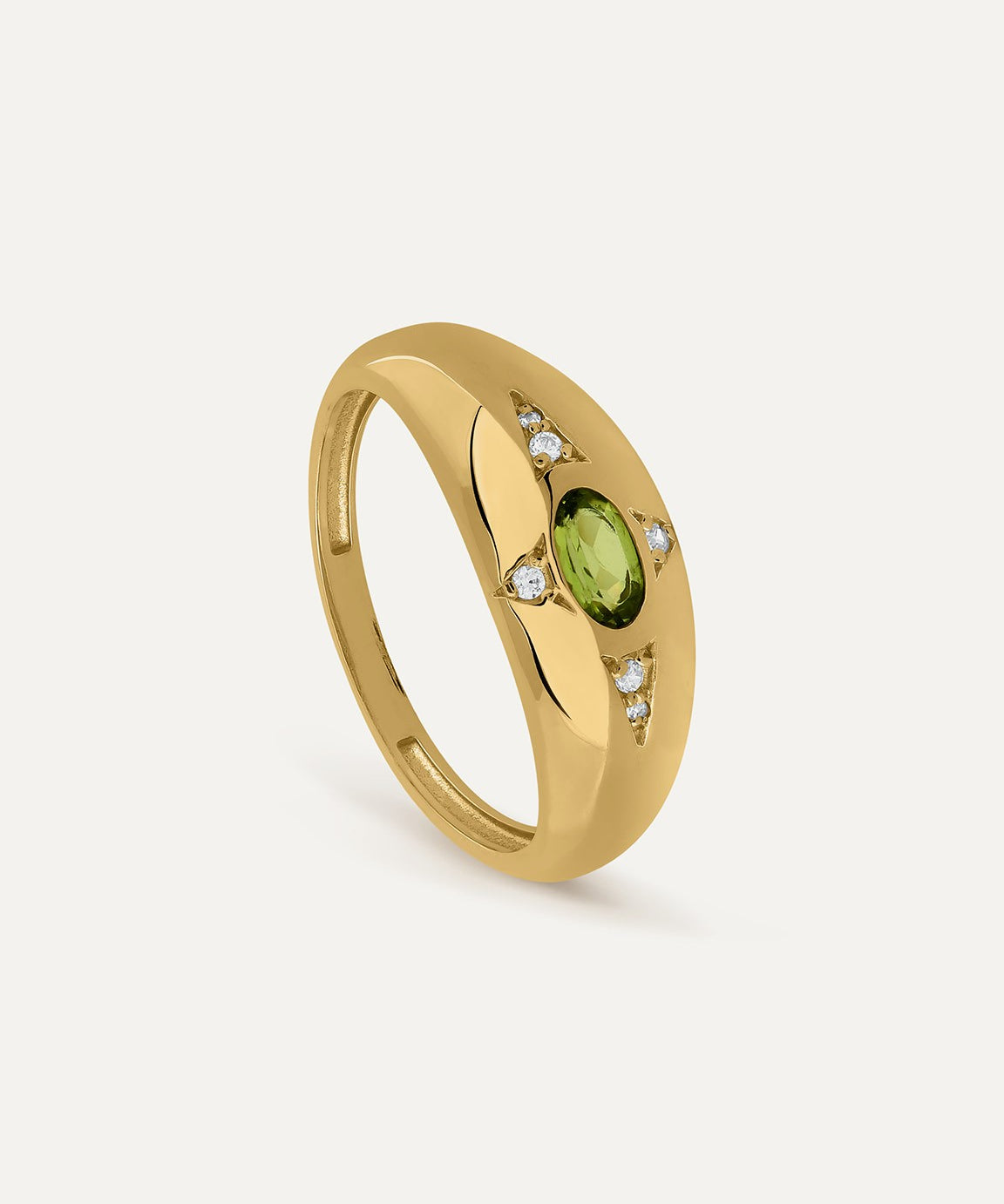 PERIDOT ASTEROID RING
