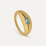 ANILLO SIGNET BARRETA TOPACIO SKY