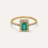 ANILLO PROMESS ESTELA ESMERALDA