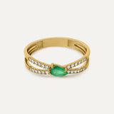 SUPERNOVA EMERALD RING