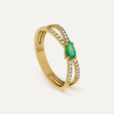 SUPERNOVA EMERALD RING