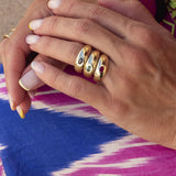 OVAL RUBY SIGNET RING