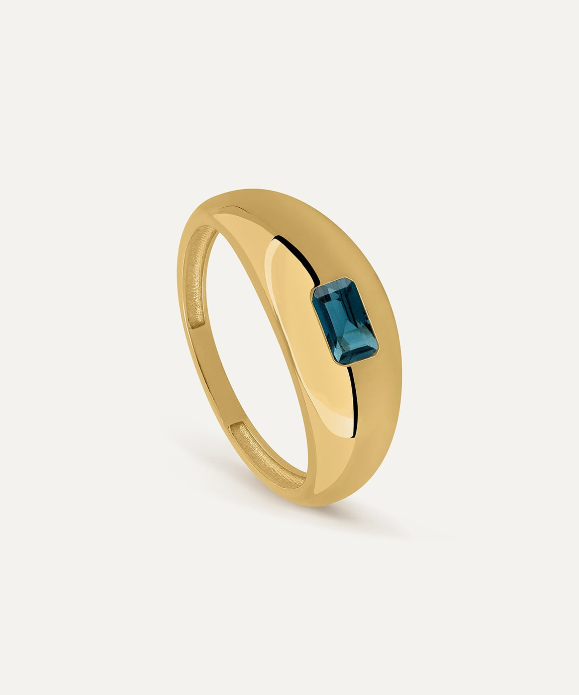 SIGNET RING BARRETTA LONDON BLUE
