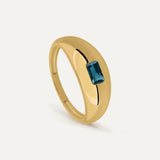 ANILLO SIGNET BARRETA LONDON BLUE