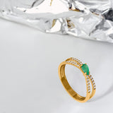 SUPERNOVA EMERALD RING