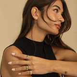 DIADEM-RING MIT SAPHIR