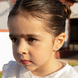 PENDIENTE MARGARITA ROSA FLÚOR KIDS